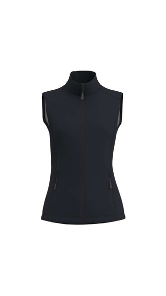 Women’S 3-Layer Softshell Bodywarmer - Black / 2XL
