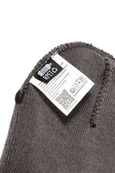 Rpet Winter Hat Patchie - Dark Grey