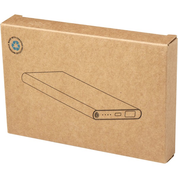 Pep 4000 mAh Type-C Powerbank aus recyceltem Aluminium - silber