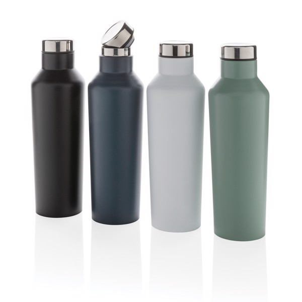 Moderne Vakuum-Flasche aus Stainless Steel - Weiß