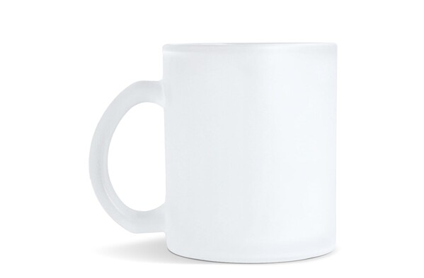 Mallorca subli frosted glass mug 335ml