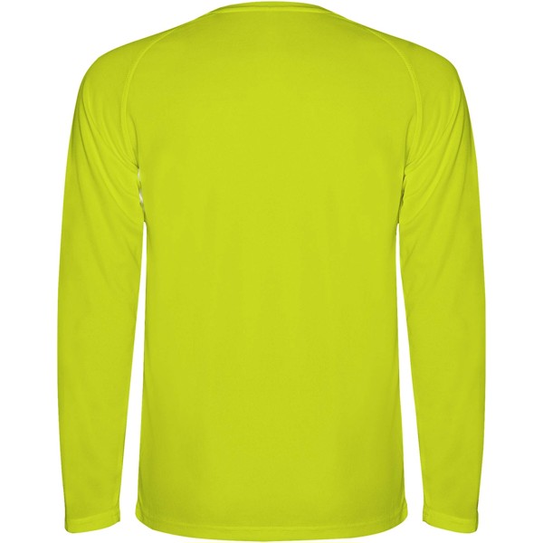 Montecarlo t-shirt de sport à manches longues pour enfants - Fluor Yellow / 12