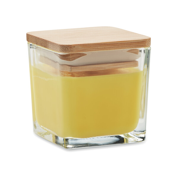 Bougie parfumée carrée 50gr Pila - Jaune