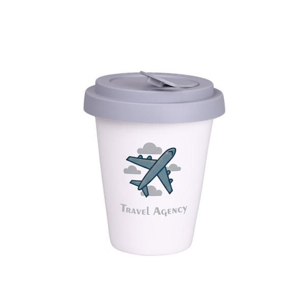 Mug Freedom Small Lock 200ml - White / Gray