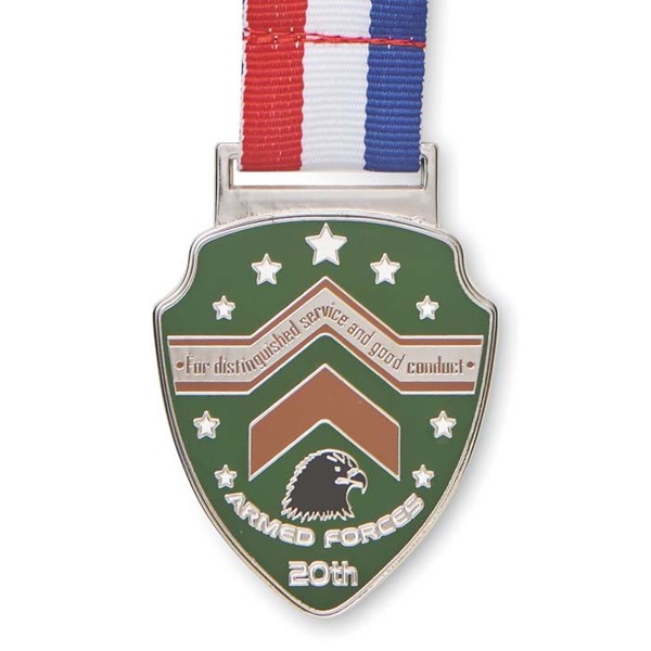 Medalha em liga de zinco com forma personalizada até 80mm X 80mm