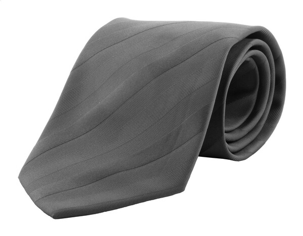 Krawat Stripes - Ciemnoszary