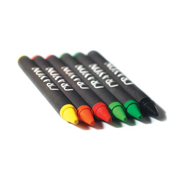 Carton of 6 wax crayons Brabo