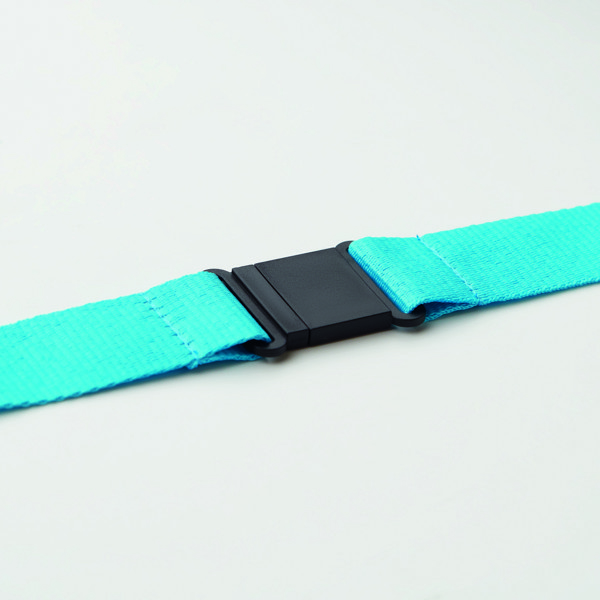 Lanyard 25mm gancho de metal Wide Lany - Azul Turquesa