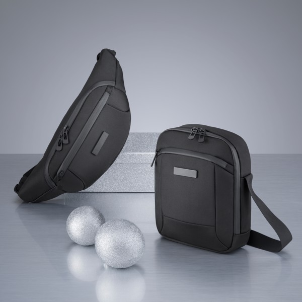 Bizz Pro torbica za okoli pasu, vodoodporne zadrge, 210D poli