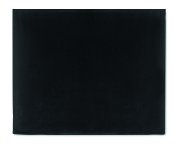 Coperta in pile Davos - Nero