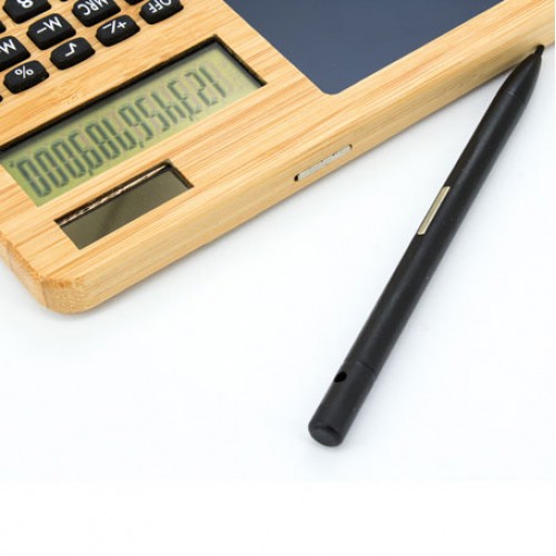 CALCULADORA BAMBU COM ECRAN AUTOMATICO "GLASGOW"