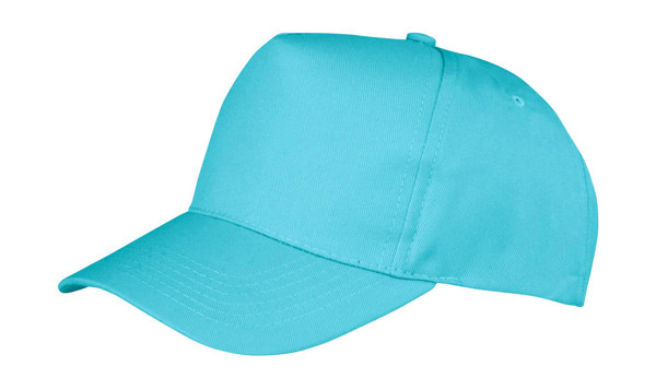 Boston 5-Panel Printers Cap - Aqua / ONE SIZE