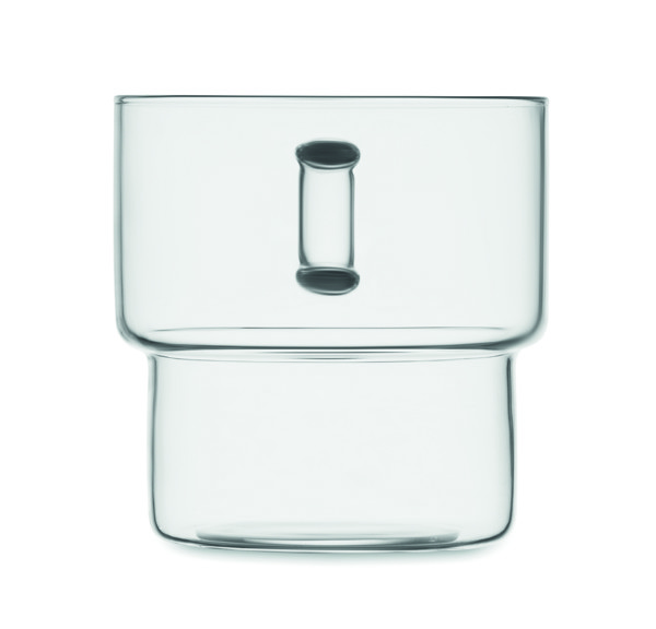 Boromug stackable mug, 300 ml borosilicate glass