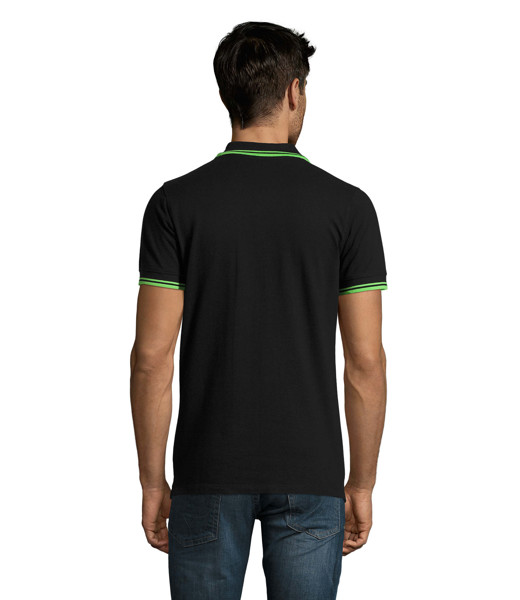 PASADENA polo uomo 200g Pasadena Men - Nero / LimeL