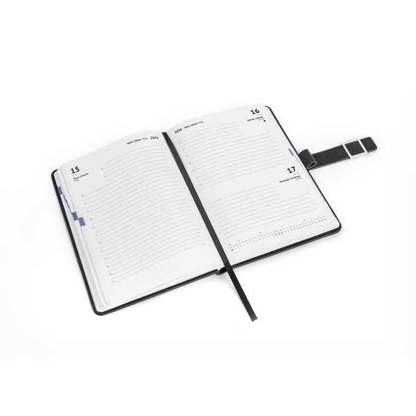 MUSSET A5. Agenda A5 em PU (58% reciclado)