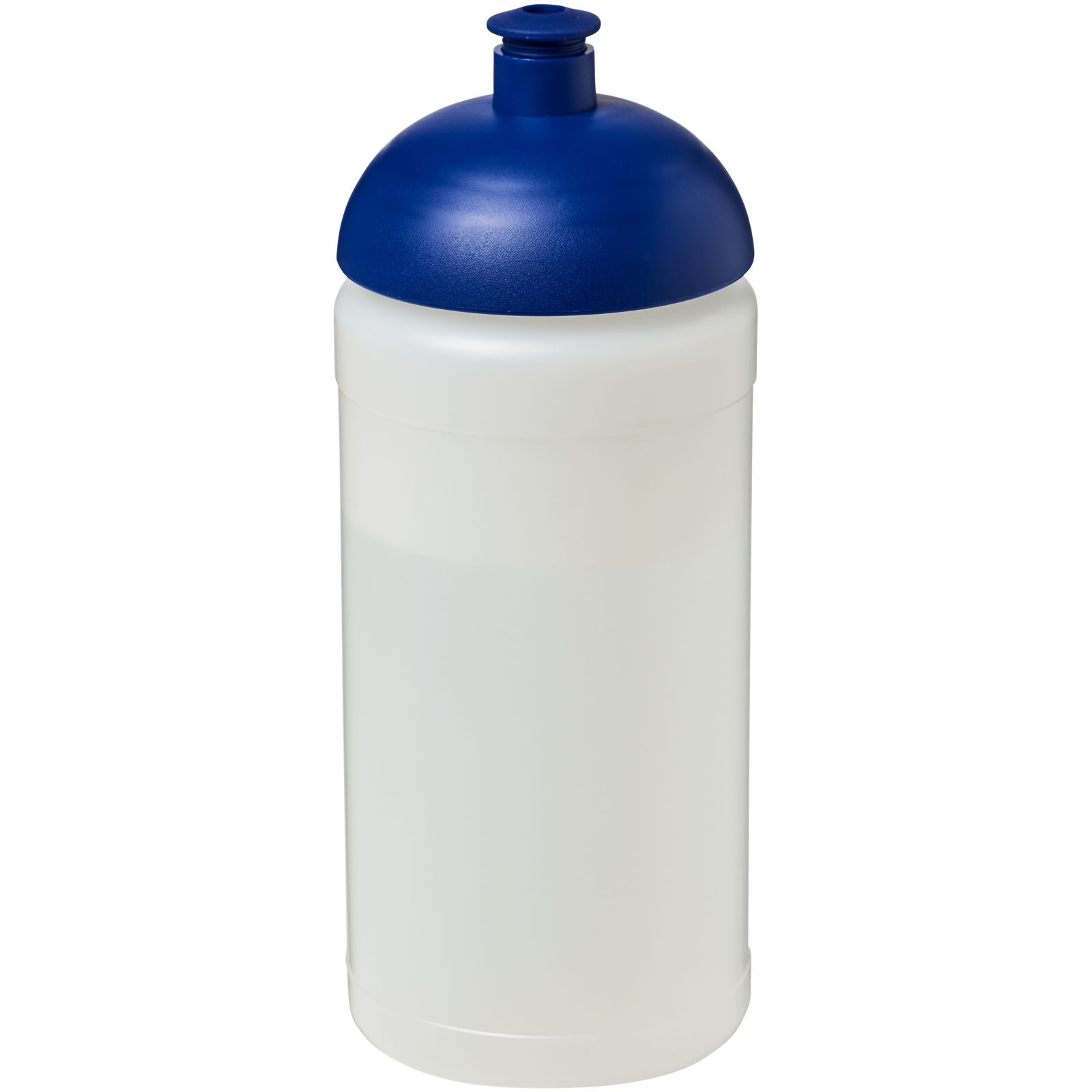 Sportovní láhev s kupolovitým víčkem Baseline® Plus 500 ml - Průhledná / Modrá