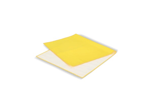 R-PET quick dry sports towel 40x80cm with pouch (200g/m²) sublimation - Yellow