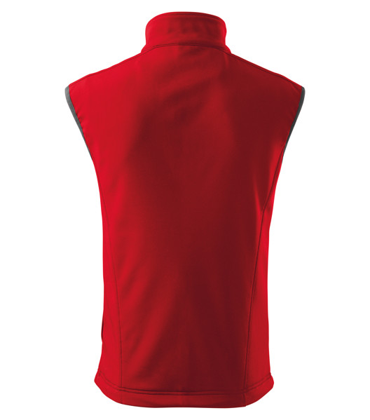 Softshellová Vesta Pánska Malfini® Vision - Červená / 3XL