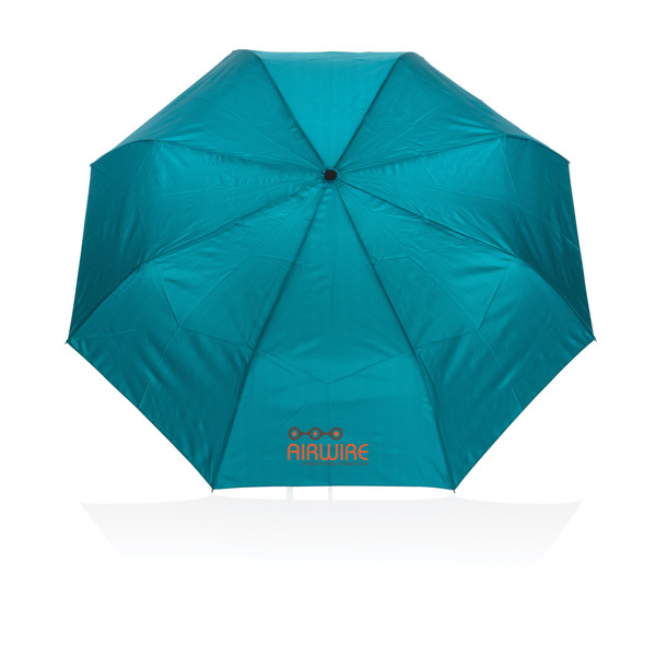 21" mini auto-open deštník Impact ze 190T RPET AWARE™ - Verdigris
