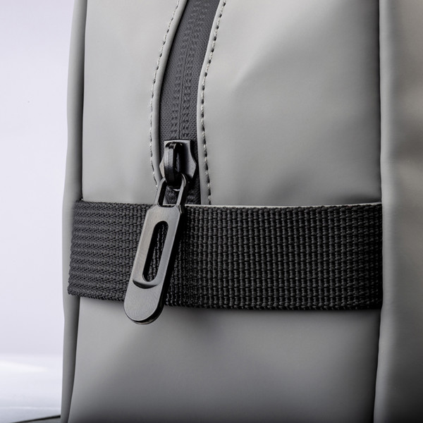 Αδιάβροχη θήκη ομορφιάς σε μαλακό Pu ανθεκτικό στο νερό με πλευρική λαβή - Grey