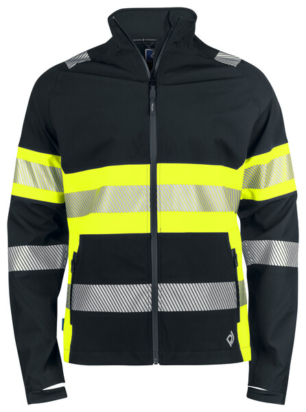 6442 WINDBREAKER Hi VIZ YELLOW/BLACK 3XL