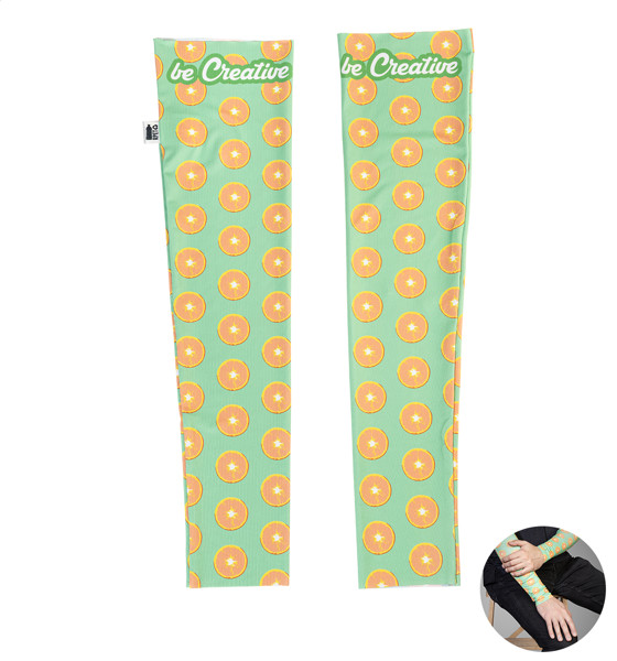 Návleky na ruky z RPET na zákazku CreaLimb - White / M