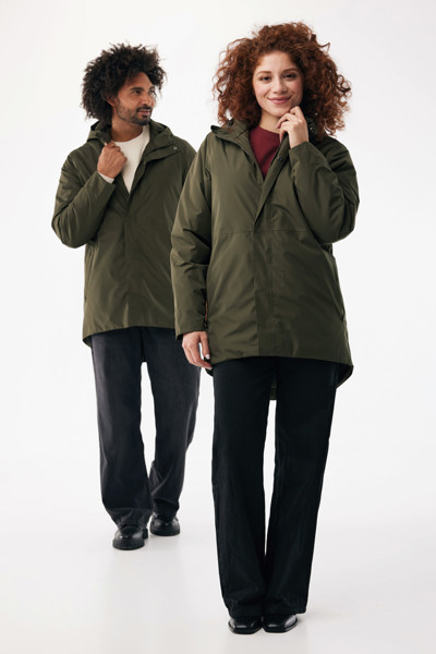 Thelon parka z recyklovaného polyesteru IQONIQ - Khaki / L