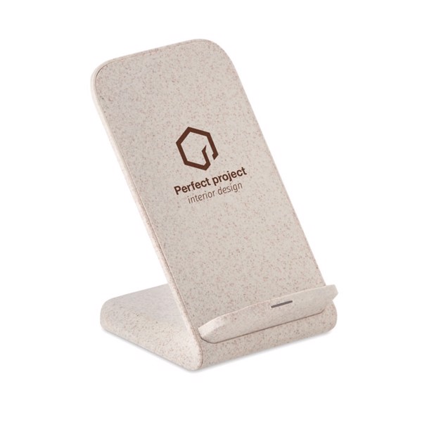 Layaback wireless charger 10W, wheat straw blend