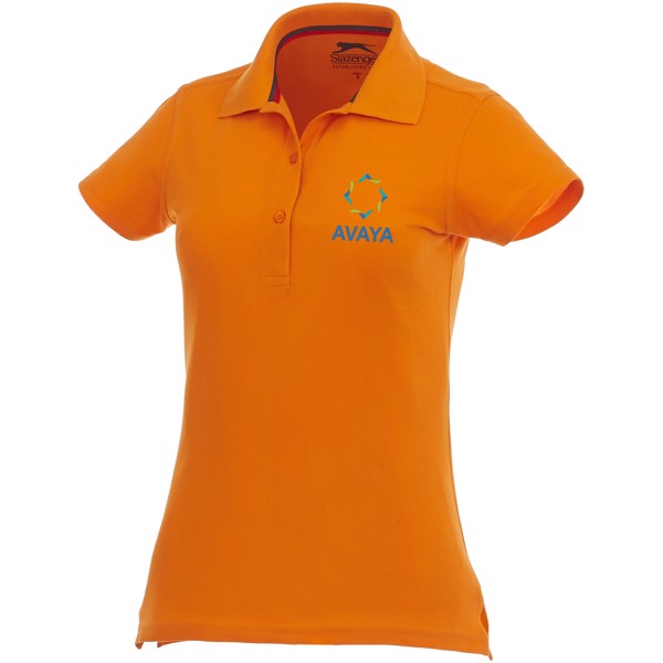 Advantage short sleeve women's polo - Orange / L
