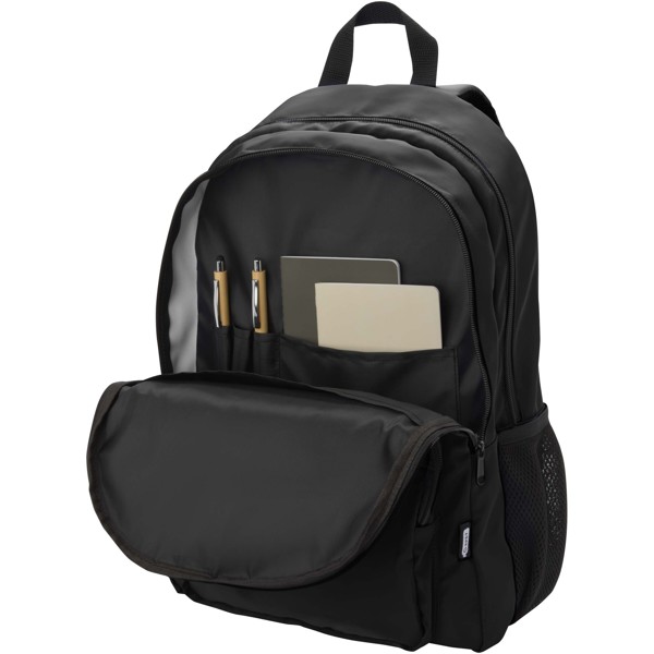 Trend Plus 15" Laptop-Rucksack aus recyceltem GRS-Material 20 L - schwarz