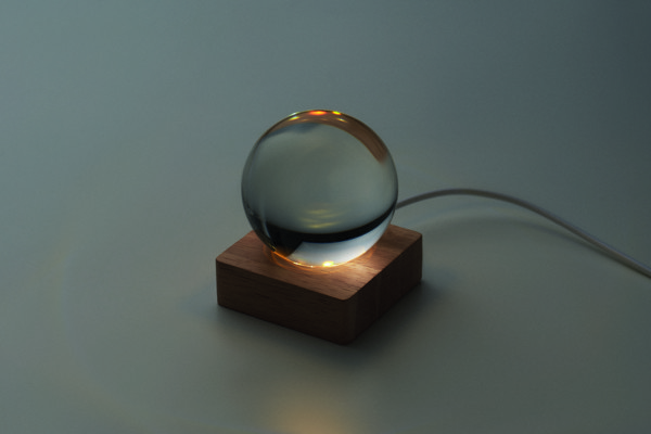 LED-kugle af glas Light