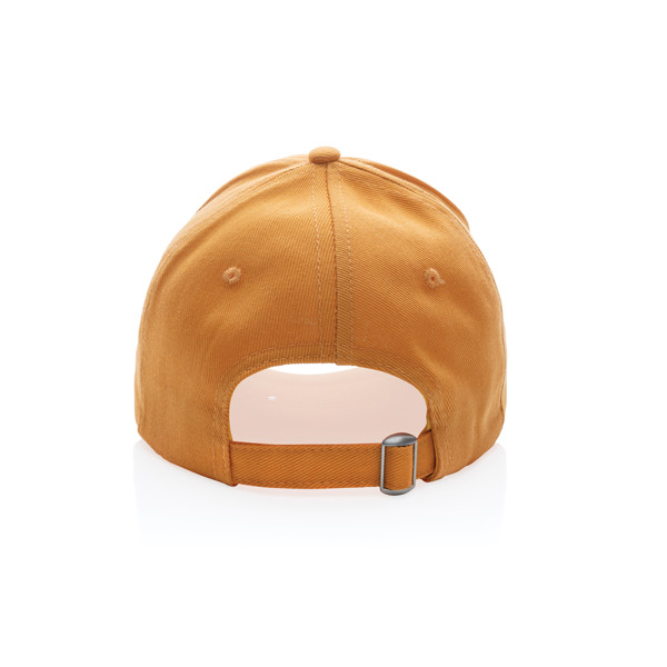 6 dílná kšiltovka Impact z 280g recyklované bavlny AWARE™ - Sundial Orange