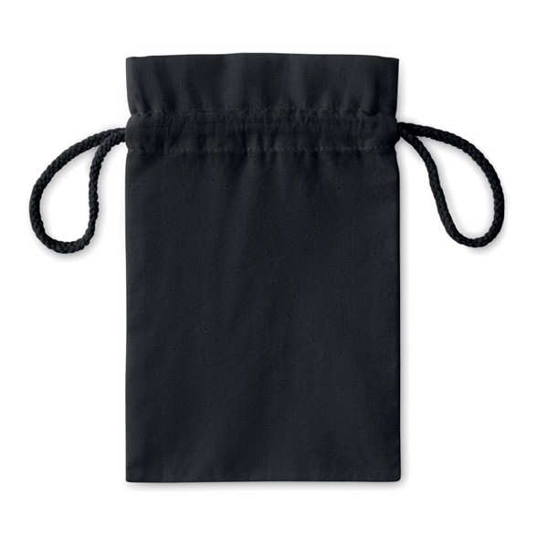 Taske Small cotton bag 14x22cm, 105 g/m² - Black