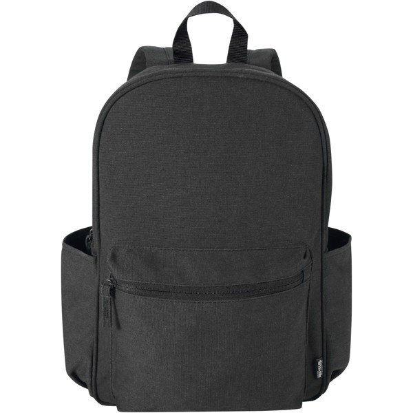 Recanvas 15,6” GRS recycelter City-Rucksack 16L - schwarz