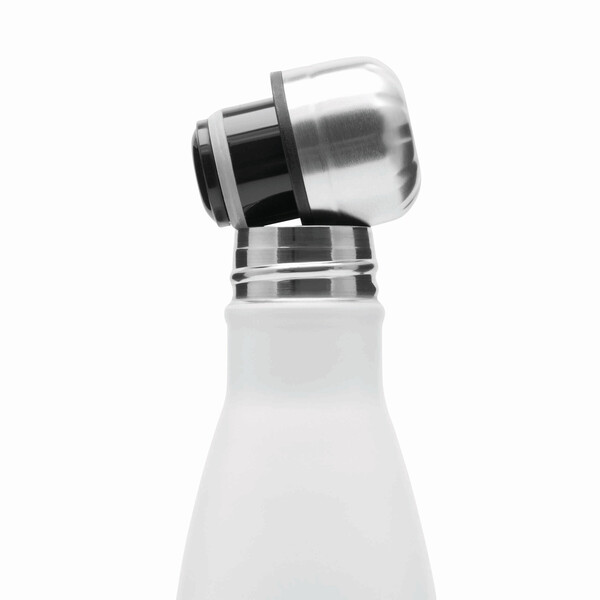 Double-Walled Vacuum Bottle Golden Taste - White