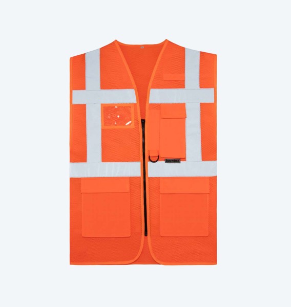 Mesh Executive Vest "Larisa" - Hi-Vis Orange / S