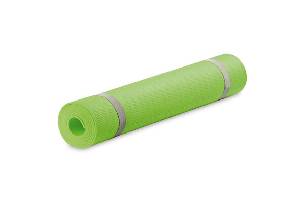 Fitness-yoga mat with carrier - Light Green