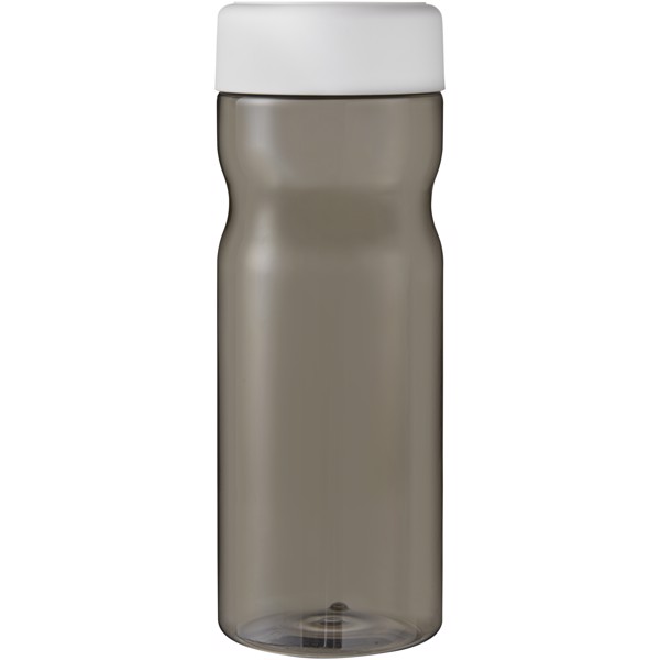 H2O Active® Eco Base 650 ml Sportflasche mit Drehdeckel - kohle / weiss