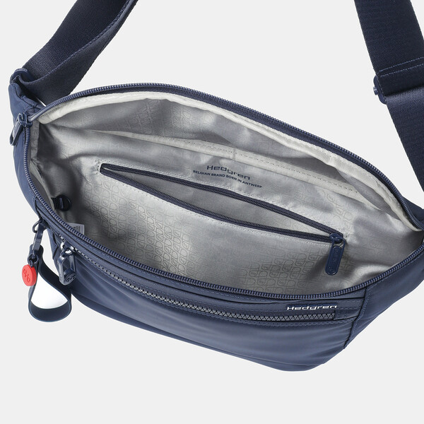 BRANCO | Geantă tip crossbody cu protecție RFID | 100% RPET reciclat - Hedgren - Total Eclipse