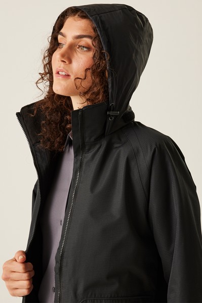 Hudson Women - Fleece-Lined Jacket - Black / S