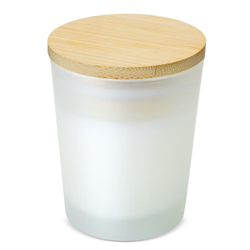 AROMATIC CANDLE WITH BAMBOO LID "KALMY"