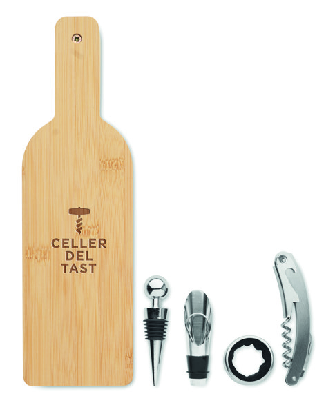 Bottle shaped wine set Vinovault Set