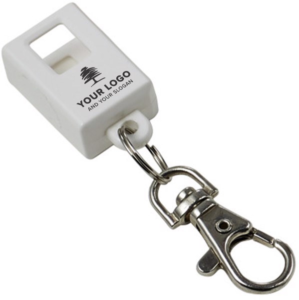 Lanyard TPE com cabo carregador Marguerite - branco