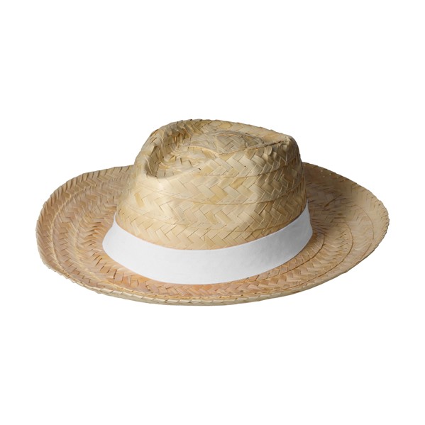Strohhut "Austin" - Natur / Weiss
