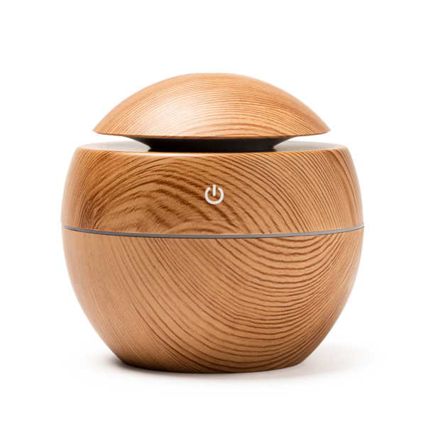 Humidificador difusor de aromas personalizado 130 ml con luz LED multicolor