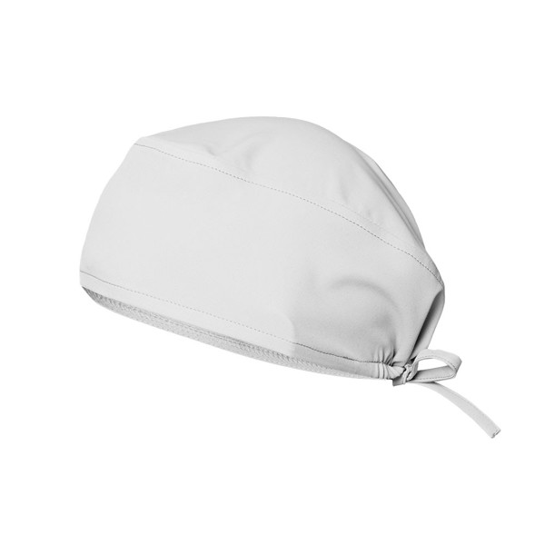 VL SAGA. Gorro sanitário (140 g/m²) em 100% microfibra - Branco