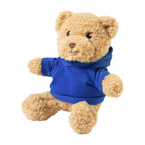 Rpet Pluh Teddy Bear With Hoodie Hobear - Blue