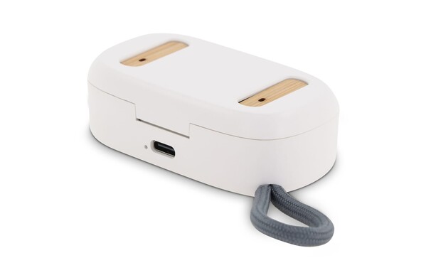 TWS Earbuds bamboo - Hvid