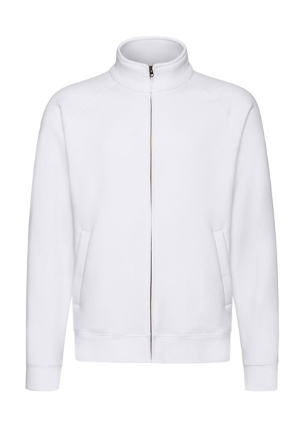 Premium Sweat Jacket - White / XL