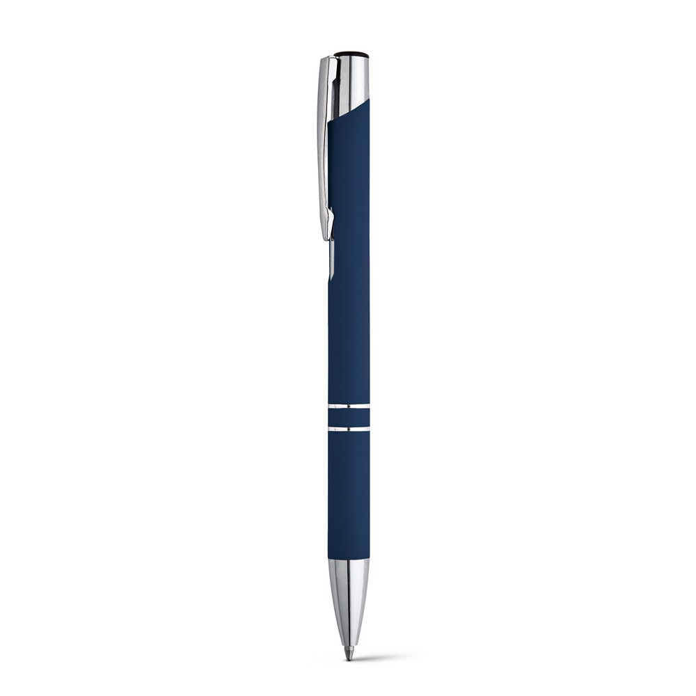 BETA SOFT. Ball pen in aluminium - Blue
